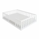 Ver imagem 2 de Cama Casal Montessoriana com Colchão Madeira Maciça Branco Repleta