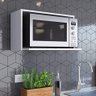 Nicho Parede Para Micro-Ondas Funcionale Art in Móveis Branco - 1