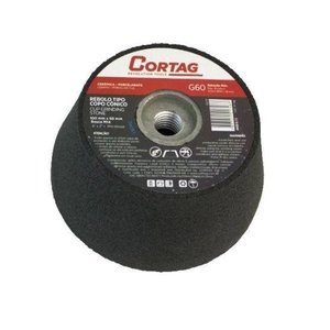 Rebolo Copo Cônico para Lixadeira M14 Cortag