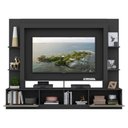 Ver imagem 4 de Estante Tv 65" E 2 Portas Oslo Multimóveis V3395 Preta/Lacca Fumê Preto/Lacca Fumê