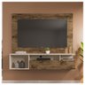 Painel para Tv até 55 Polegadas Black Jatoba Off White - 2