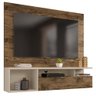Painel para Tv até 55 Polegadas Black Jatoba Off White - 1