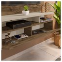 Ver imagem 5 de Painel para Tv até 55 Polegadas Black Jatoba Off White