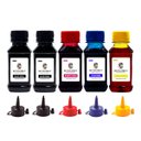Ver imagem 2 de Compatível: Kit 500ml Refil Tinta Impressora Epson L375 L395 L3110 L3150
