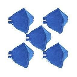 MASCARA DE PROTEÇÃO PFF2 DESCARTAVEL AZUL SEM VALVULA - 2