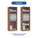 Ver imagem 5 de Guarda Roupa Modulado 2 Portas Reflecta Requinte 100% MDF