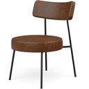 Ver imagem 6 de Kit 02 Poltronas Decorativas para Sala de Estar Base Fixa Londres L02 Couríssimo Marrom - Lyam