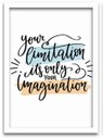 Ver imagem 3 de Conjunto Quadros Decorativos 3 pçs MDF 30x40 Forma Frases 2 - Moldura Branca