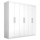 Ver imagem 3 de Guarda-Roupa Casal 6 Portas 4 Gavetas Evidence Zanzini