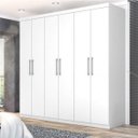 Ver imagem 1 de Guarda-Roupa Casal 6 Portas 4 Gavetas Evidence Zanzini