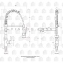 Ver mais imagens de Cuba para Cozinha Pia Inox com Acessórios e Tábua Carajás e Torneira Gourmet Monocomando Munim