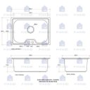 Ver imagem 7 de Cuba para Cozinha Pia Inox com Acessórios e Tábua Carajás e Torneira Gourmet Monocomando Munim