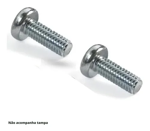 Parafuso 1/4 X 1/2 Pol. Cab. 13 Tamp. F. Philips Rosca Maq. Zb (Kit com 50) - 5