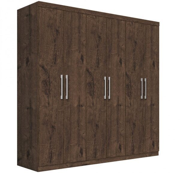Guarda-Roupa Casal 6 Portas 4 Gavetas Evidence Zanzini