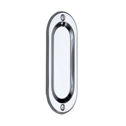 Porta de Correr Frisada Natural Kit de Madeira Com Fechadura 210X92 CM-03 - 3