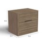 Mesa Cabeceira Infantil S822 c/ 2 Gavetas Branco - Kappesberg - 4