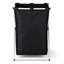 Ver imagem 2 de Cesto Organizador Roupa Suja 54cm Preto Dobrável Lavanderia