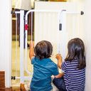 Ver mais imagens de Grade de Proteção para Porta Kiddo Auto Click - Branca