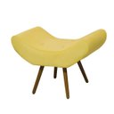 Ver imagem 2 de Kit 2 Puffs Banqueta Emília Suede Liso Amarelo - Sa Móveis