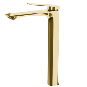 Torneira Banheiro Misturador Alta Atenas Dourada 100% Metal Premium