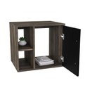 Ver imagem 3 de Conjunto Balcão C-cuba R30 e Espelheira Soft 500 Carvalho Dark C-branco Chess Carvalho Dark C-preto