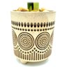 Vaso Indiano em Cerâmica com Bambu da Sorte (3 Hastes) - 3