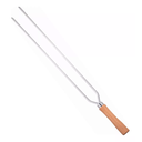 Ver imagem 2 de Kit Conjunto Churrasco 5 Peças Inox Gaucho 3 Espetos 85cm