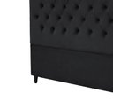 Ver imagem 2 de Cabeceira Embaixatriz Plus Solteiro 900mm Suede Negro - Simbal