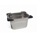 Ver imagem 2 de Cuba Gastronômica Inox Gn 1/6 100mm sem Alça Prateada