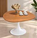 Ver imagem 1 de Mesa Orgânica Zeeta Lin 90x80cm - Saarinen