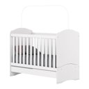 Ver imagem 3 de Berço Mini Cama 3 em 1 em MDF Savana Branco Yescasa
