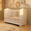 Ver imagem 1 de Berço Mini Cama 3 em 1 em MDF Savana Branco Yescasa