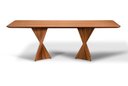 Ver imagem 2 de Mesa de Jantar Toronto 06 Lugares 180cm x 105cm, Base em Madeira Maciça e Tampo Madeira