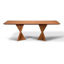 Ver imagem 2 de Mesa de Jantar Toronto 06 Lugares 180cm x 105cm, Base em Madeira Maciça e Tampo Madeira