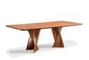 Ver imagem 1 de Mesa de Jantar Toronto 06 Lugares 180cm x 105cm, Base em Madeira Maciça e Tampo Madeira