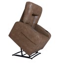 Ver imagem 3 de Poltrona Mx-76 Reclinável Automática Corino Marrom Maserati