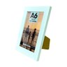 Kit 5 Porta Retrato 10x15 A6 Apoio Decorativo Moldura Acetato Foto Decor:branco - 2