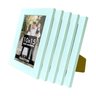 Kit 5 Porta Retrato 10x15 A6 Apoio Decorativo Moldura Acetato Foto Decor:branco - 1