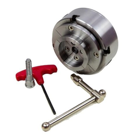 Jogo de Placas com Castanha e Mordentes para Torno de Madeir