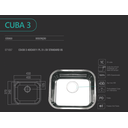 Ver imagem 2 de Cuba Inox Polido 40x34x11 Aço 430 Sem Válvula Pianox Unico