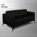 Ver imagem 2 de Sofá Decorativo Sala de Estar Europa 4 Lugares 240cm Couro Verde - Mozzelar