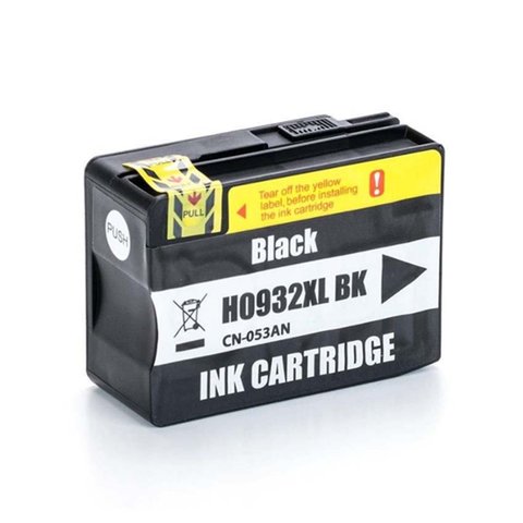 Cartucho de Tinta Preto Compatível 932xl 932 Cn053 para Hp Officejet 7610 Officejet 7110 Officejet 7