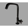Torneira Cozinha Mesa Bica Móvel Preto 1167 F64 Lorenzetti - 2