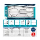 Ver imagem 2 de Kit Banheiro 6 Peças Cromadas Fortti Lorenzetti