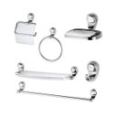 Ver imagem 1 de Kit Banheiro 6 Peças Cromadas Fortti Lorenzetti