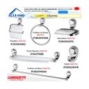 Ver imagem 3 de Kit Banheiro 6 Peças Cromadas Fortti Lorenzetti