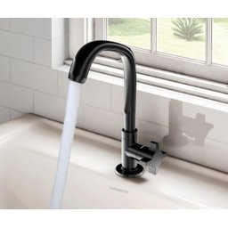 Torneira Lavatório Mesa Fitt Preto 1195 F64 Lorenzetti - 2