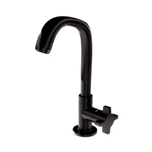 Torneira Lavatório Mesa Fitt Preto 1195 F64 Lorenzetti
