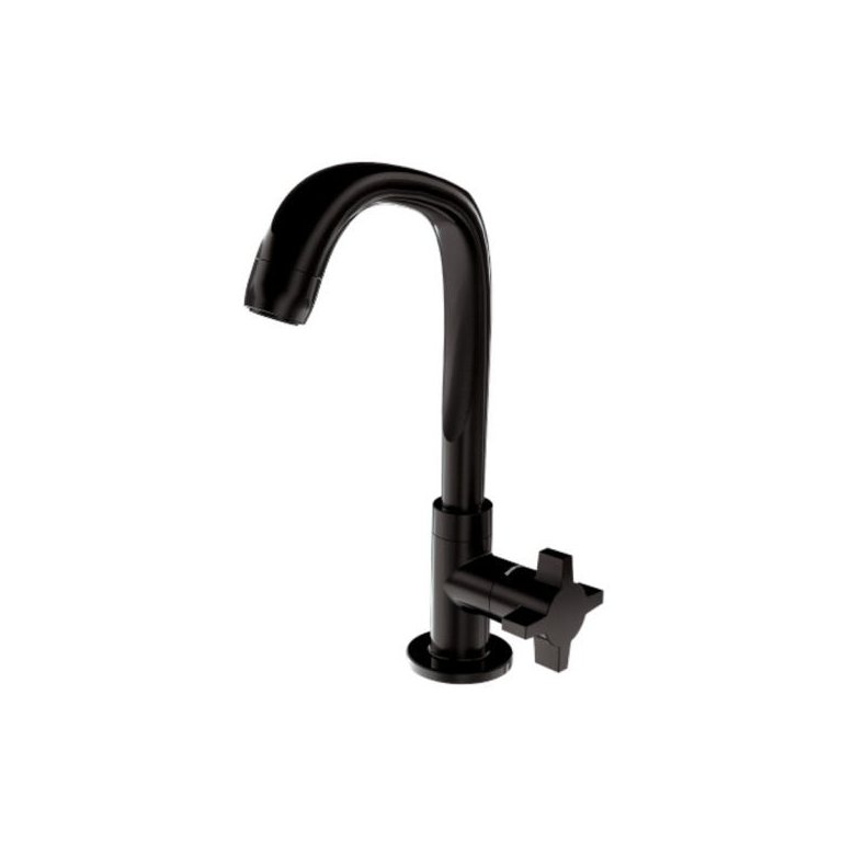 Torneira Lavatório Mesa Fitt Preto 1195 F64 Lorenzetti