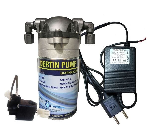 Kit Bomba Pressurizadora Osmose Reversa e Pressostato - 220v - 1
